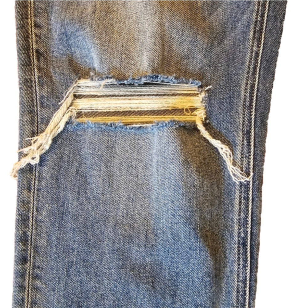 Flying Monkey Light/Medium Wash High Rise Boyfriend Straight Leg Jeans Size 30 - Picture 13 of 16